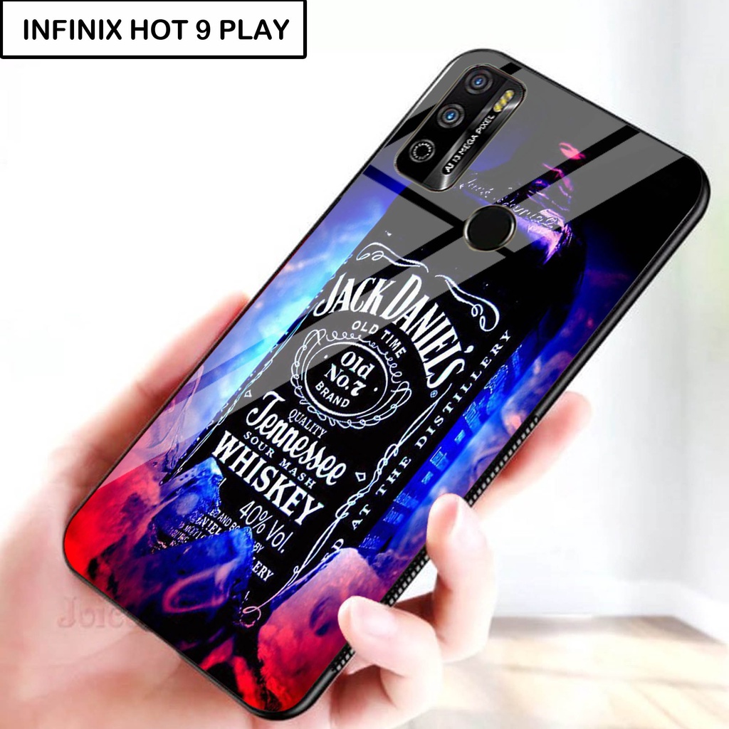 Softcase Kaca For INFINIX HOT 9 PLAY - Case Handphone INFINIX HOT 9 PLAY [T09].