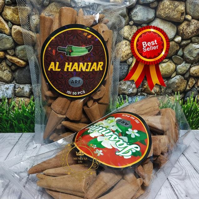 Direkomendasikan--Dupa Kerucut gahru gaharu Bukhur Kayu kerucut isi 50 pcs asap bawah