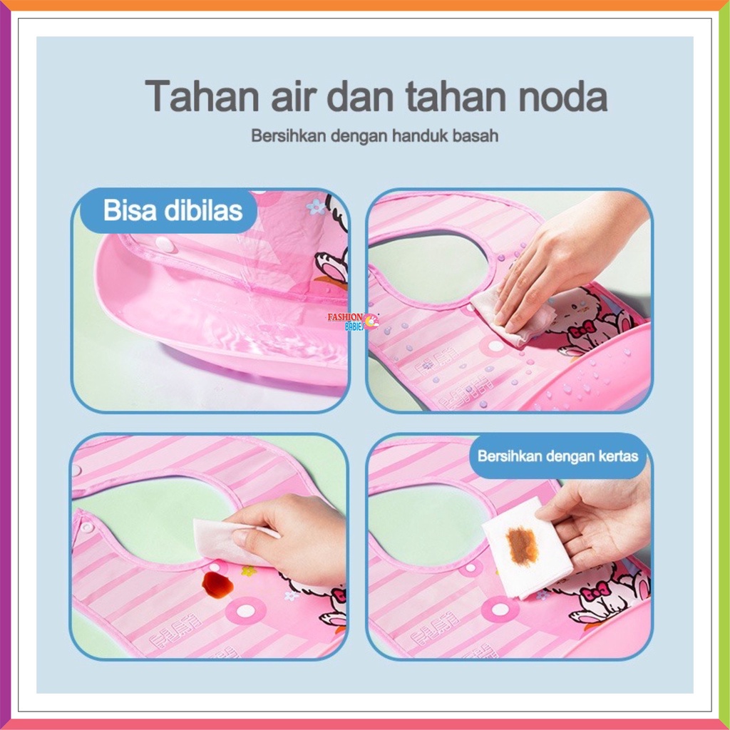 ❤ Fashionbabies ❤ BIB SILIKON | SLABER BAYI WATERPROOF | CELEMEK MAKAN BAYI MURAH SLABER BIBS BAYI IMPORT