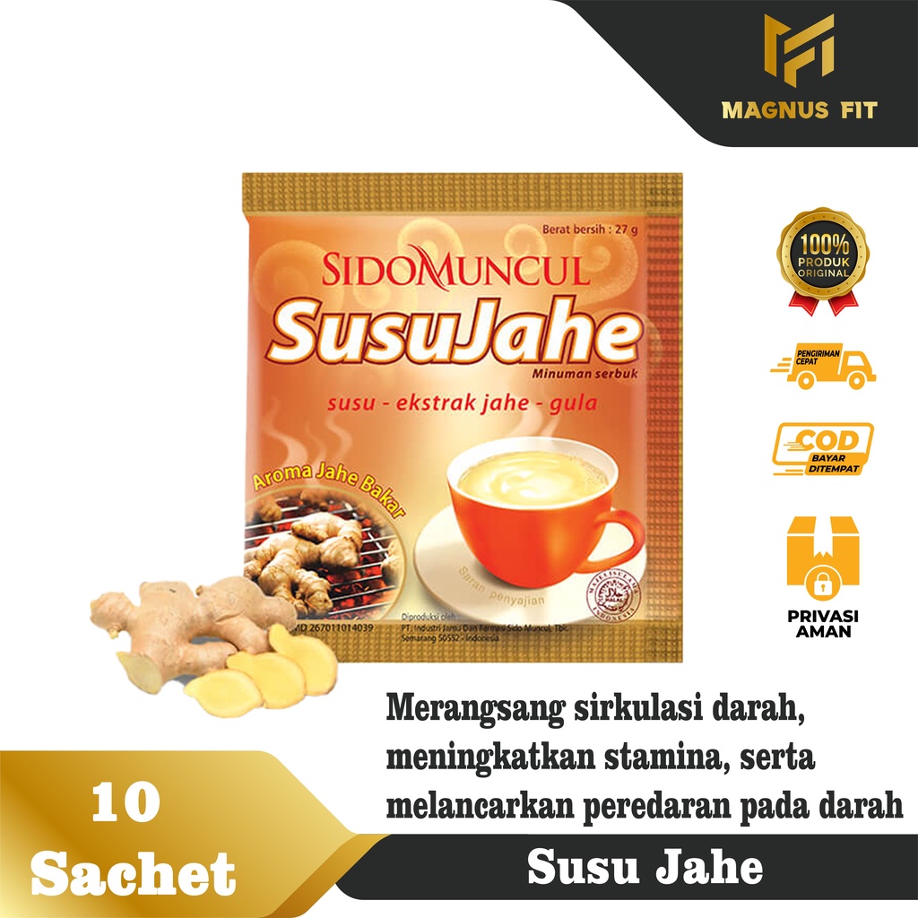 

Minuman Susu Jahe 10 sachet Sido Muncul - Menghangatkan Badan