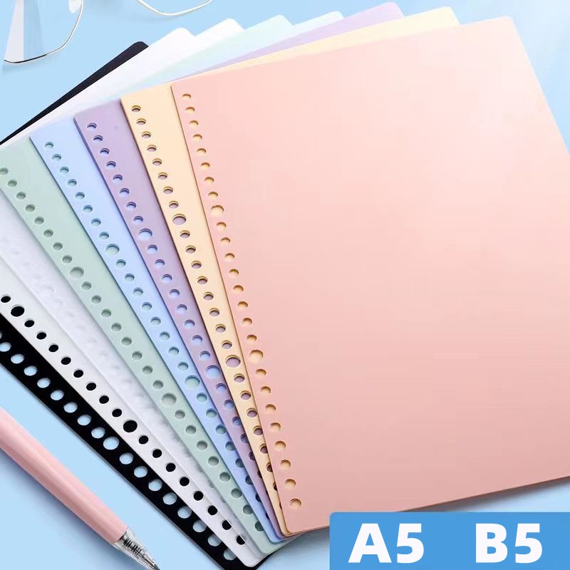 

Cover Sampul Loose Leaf Bahan Mika Tebal Buram Untuk Binder Ukuran A5 B5