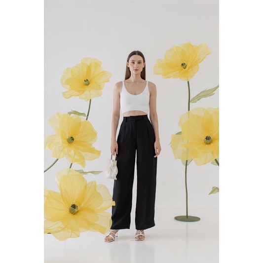 OUDRE Rose Pants in Black ( NEW )