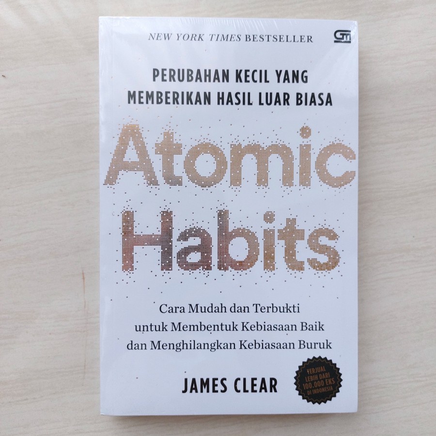 Buku Atomic Habits Original Gramedia Bahasa Indonesia - James Clear