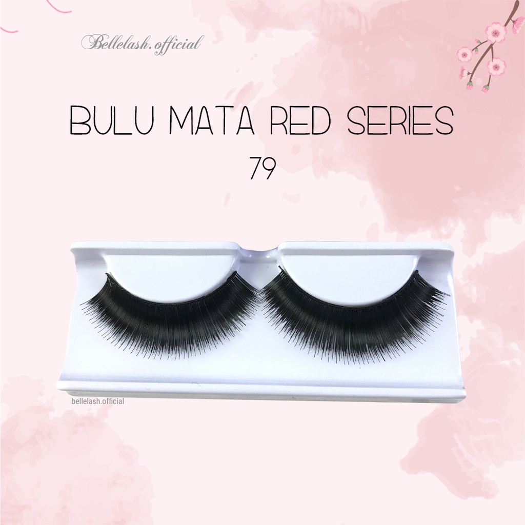 79 Bulu Mata Palsu Handmade Natural False Eyelash Eye Lashes Lusin