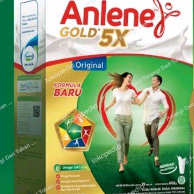 

[ COD ] Susu Dewasa Lansia Low Kolesterol Anlene Gold 5X 650 640 Gr Original