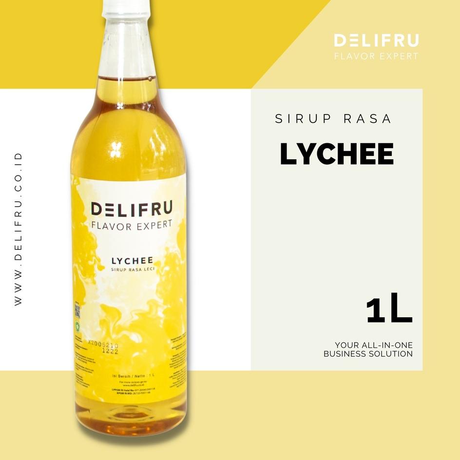 

Memang Keren--Lychee Syrup Delifru 1 Liter - Sirup Leci Premium