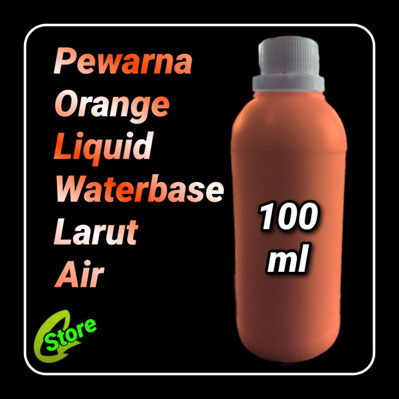 

Pewarna Orange 100 gr Liquid Waterbase Larut Air