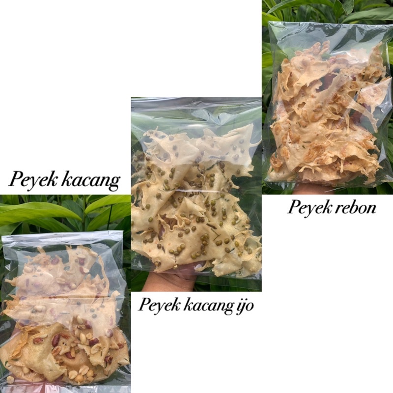 

PEYEK RENYAH DAUN JERUK / PEYEK KACANG / PEYEK KACANG IJO / PEYEK REBON. TERSEDIA 250g / 500g / 1kg - 5kg