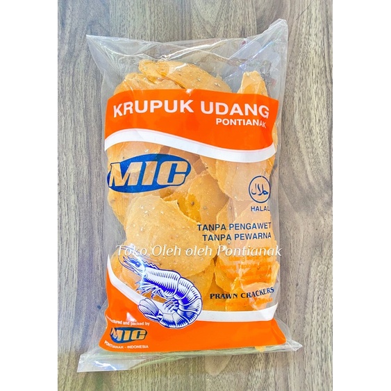 

Kerupuk Udang Sahang Mic 400g Khas Pontianak