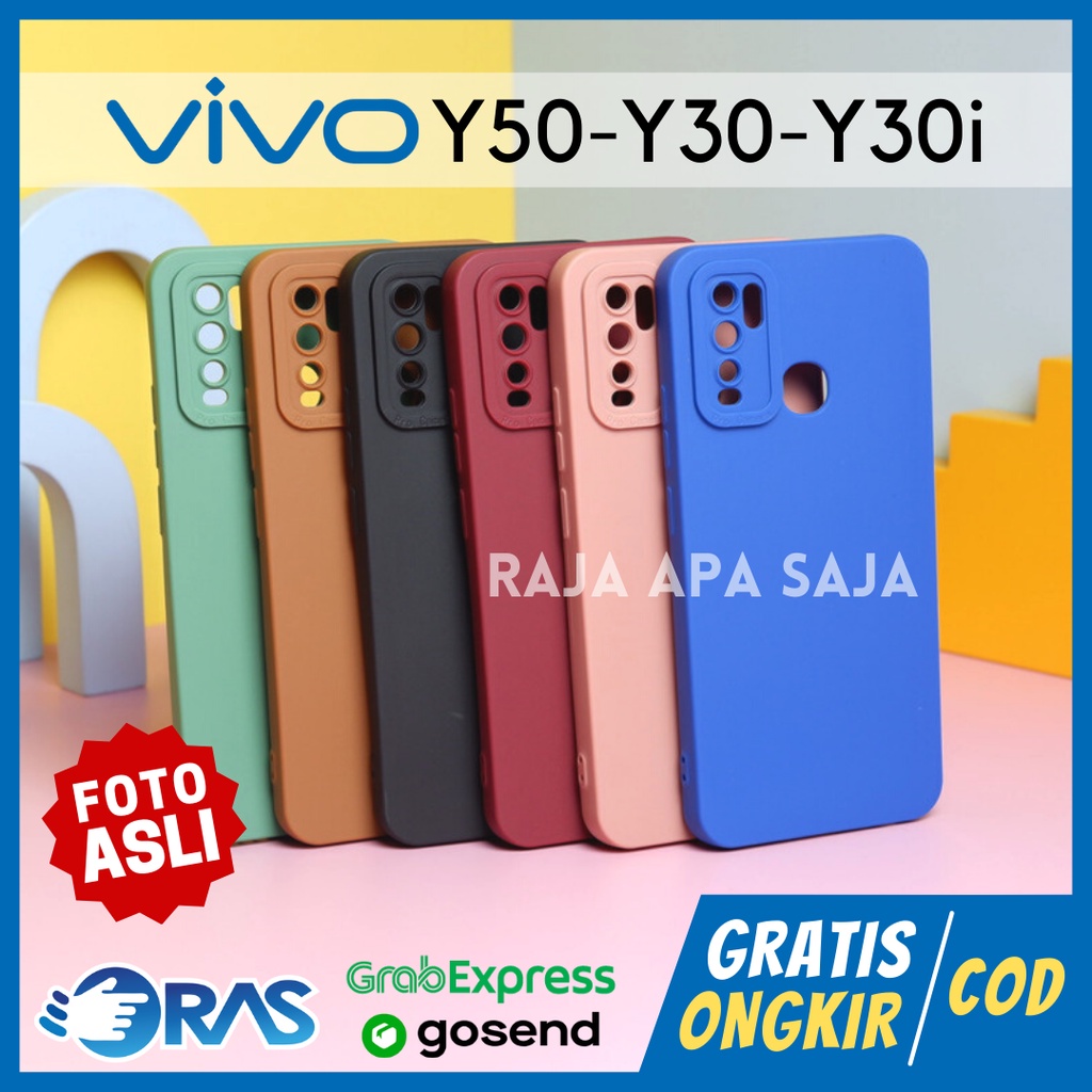 Soft Case VIVO Y30 Y30i Y50 Cover Casing Silicon Silikon Karet Pelindung HP Handphone Pro Cam