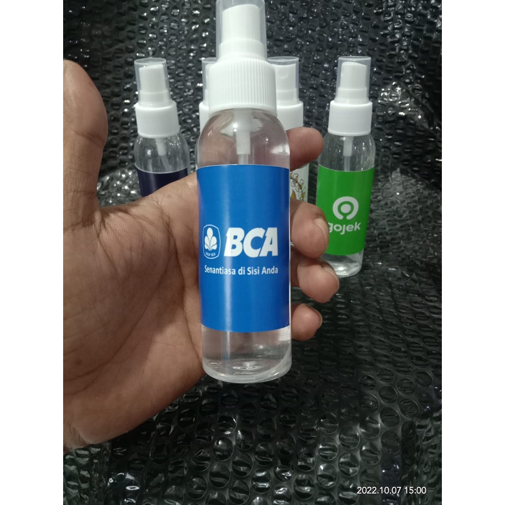 Ready souvenir handsanitizer spray 100ml label custom