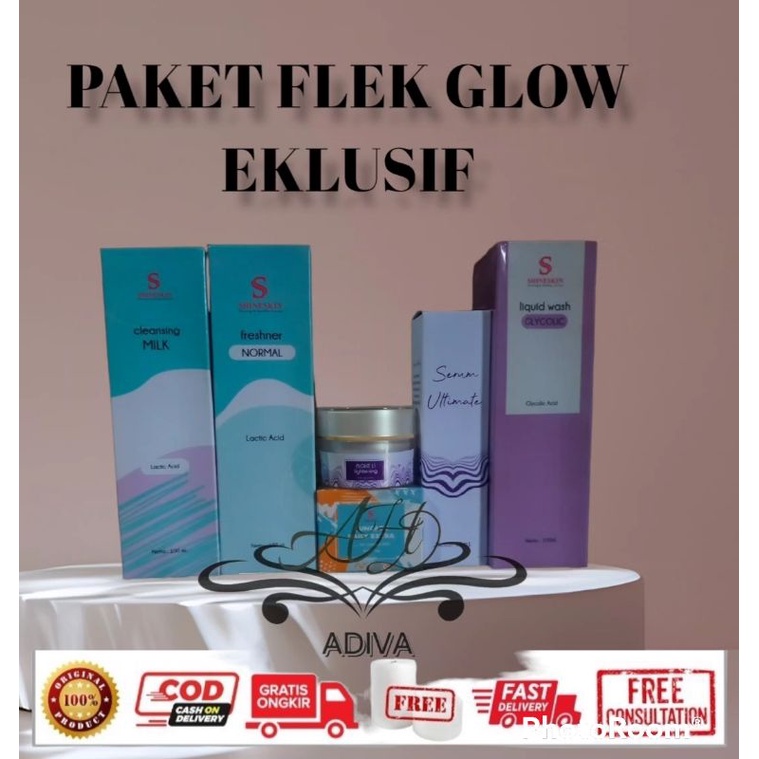SHINESKIN CREAM FLEK TEBAL GLOW EKLUSIF/ CREAM FLEK GLOW