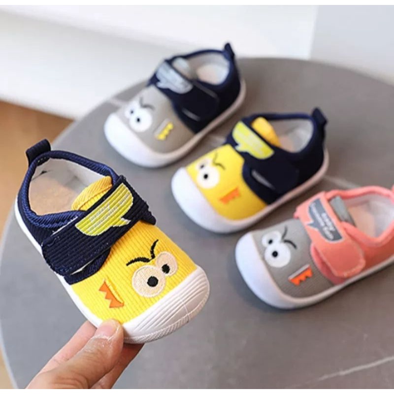 {COD} Sepatu Prewalker Import SHUTA Bunyi cit cit/Sepatu Bayi/Baby Shoes/Sepatu Bayi  non LED /Sepatu Bayi laki-laki dan perempuan usia 6 bln-1 th