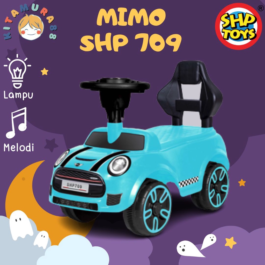 Mainan Mobil Dorong Anak SHP Toys Ride on Car MIMO 709