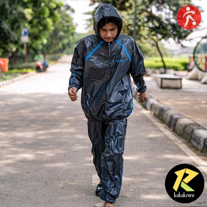 Jaket Sauna Pria Wanita Baju Pakaian Pemanas Badan Kettler Original - XL