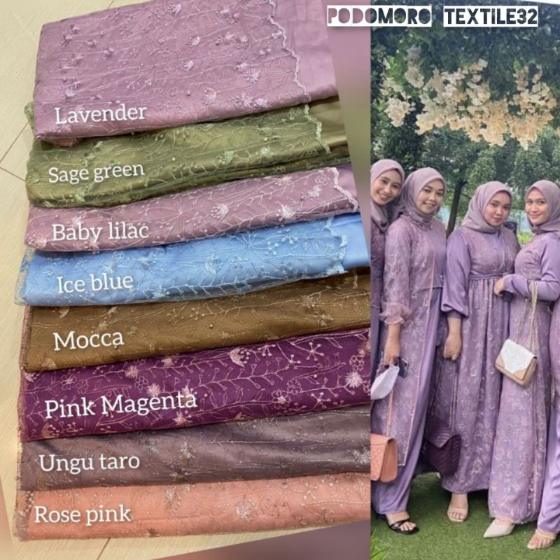 TERBARU...paket bridesmaid, seragam wisuda, seragam nikahan, seragam keluarga, bakal bridesmaid, kai