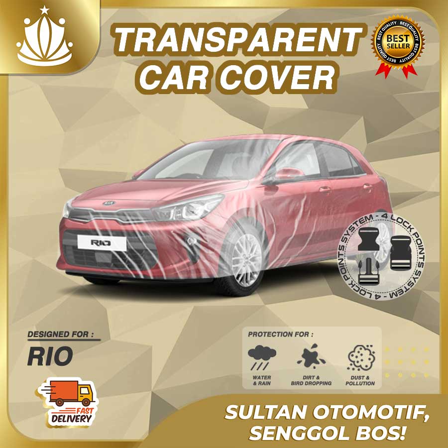 Body Cover Mobil Plastik TEBAL KIA Rio WATERPROOF