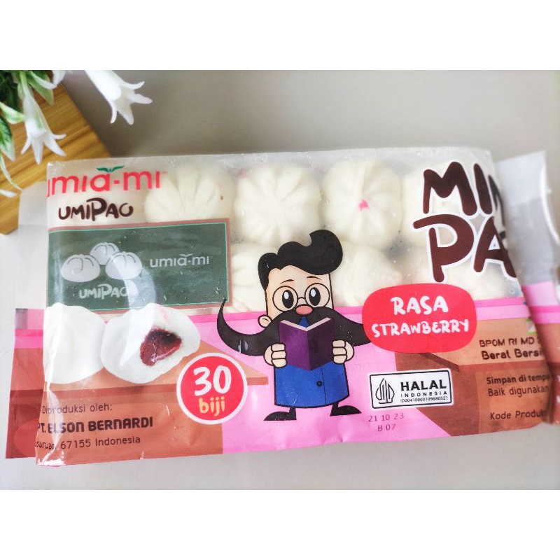 

MINIPAO MINI PAU GORENG KUKUS RASA COKLAT STROBERI BAKPO BAKPAO MINI UMIAMI isi 30pcs