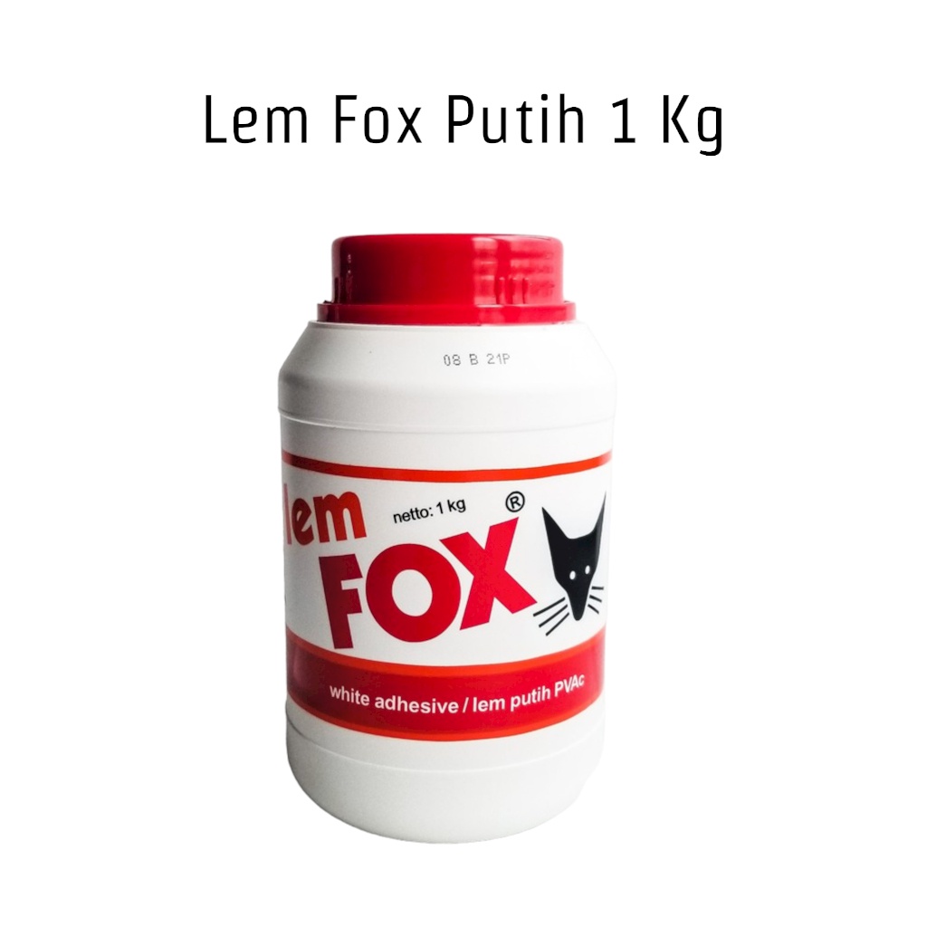 

Lem Fox Putih 1 Kg Lem PVAc Lem Kayu Kertas