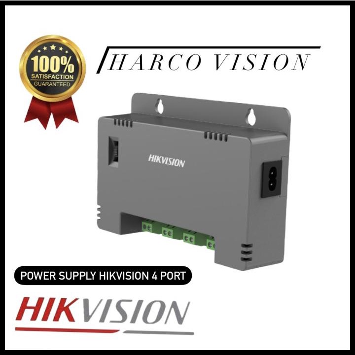 Power Supply Hikvision 4 Kamera Adaptor Cctv 4 Kamera Hikvision Psu 4