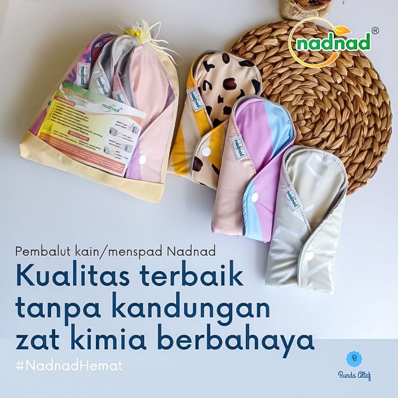 Pembalut Kain Cuci Ulang Nadnad Menspad Murah Day Nite Panty [ Bunda Altaf ]