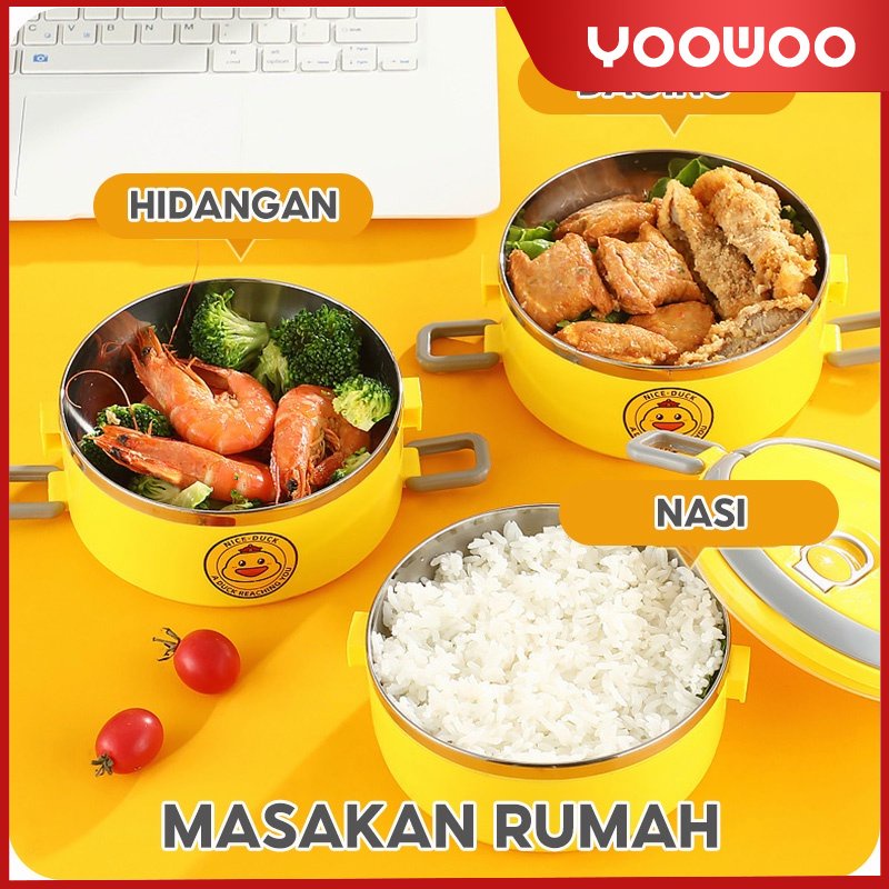 Lunch Box Set / kotak bekal makan /Tempat Makan /susun 2/3 lapisan tempat bekal makan