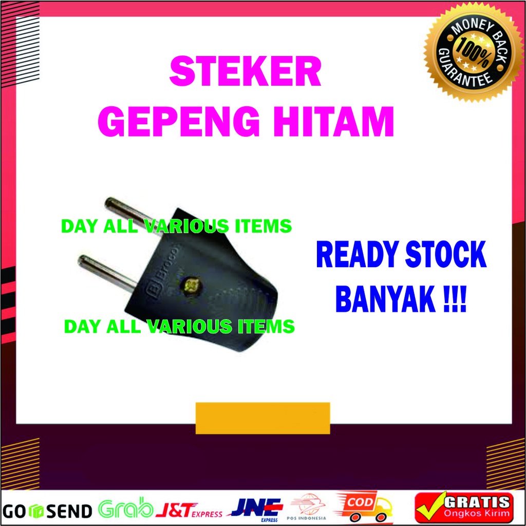 STEKER GEPENG HITAM PEKAT