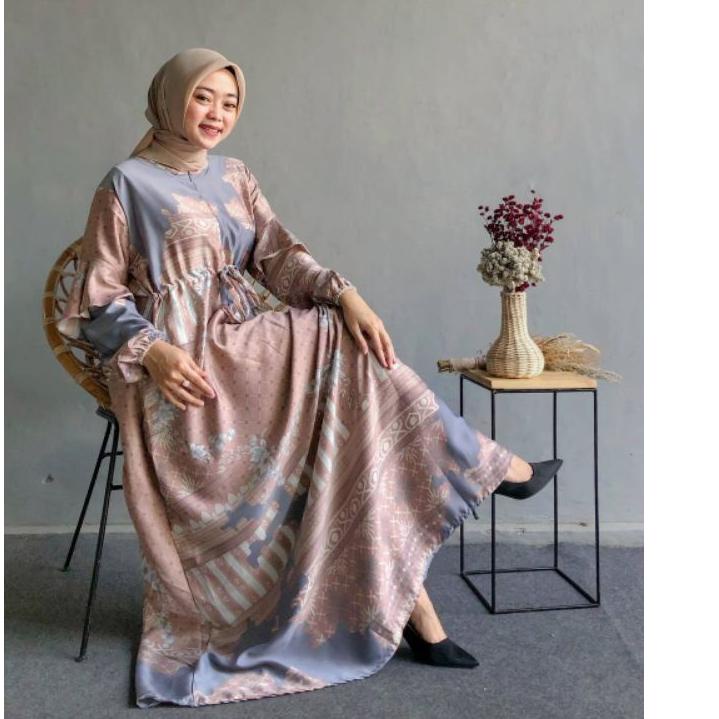 [PRODUK TQKCC] COD Gamis Wanita Super Jumbo 2022 L-4XL || Rosalie Dress Maxmara Lux Premium || Dubay