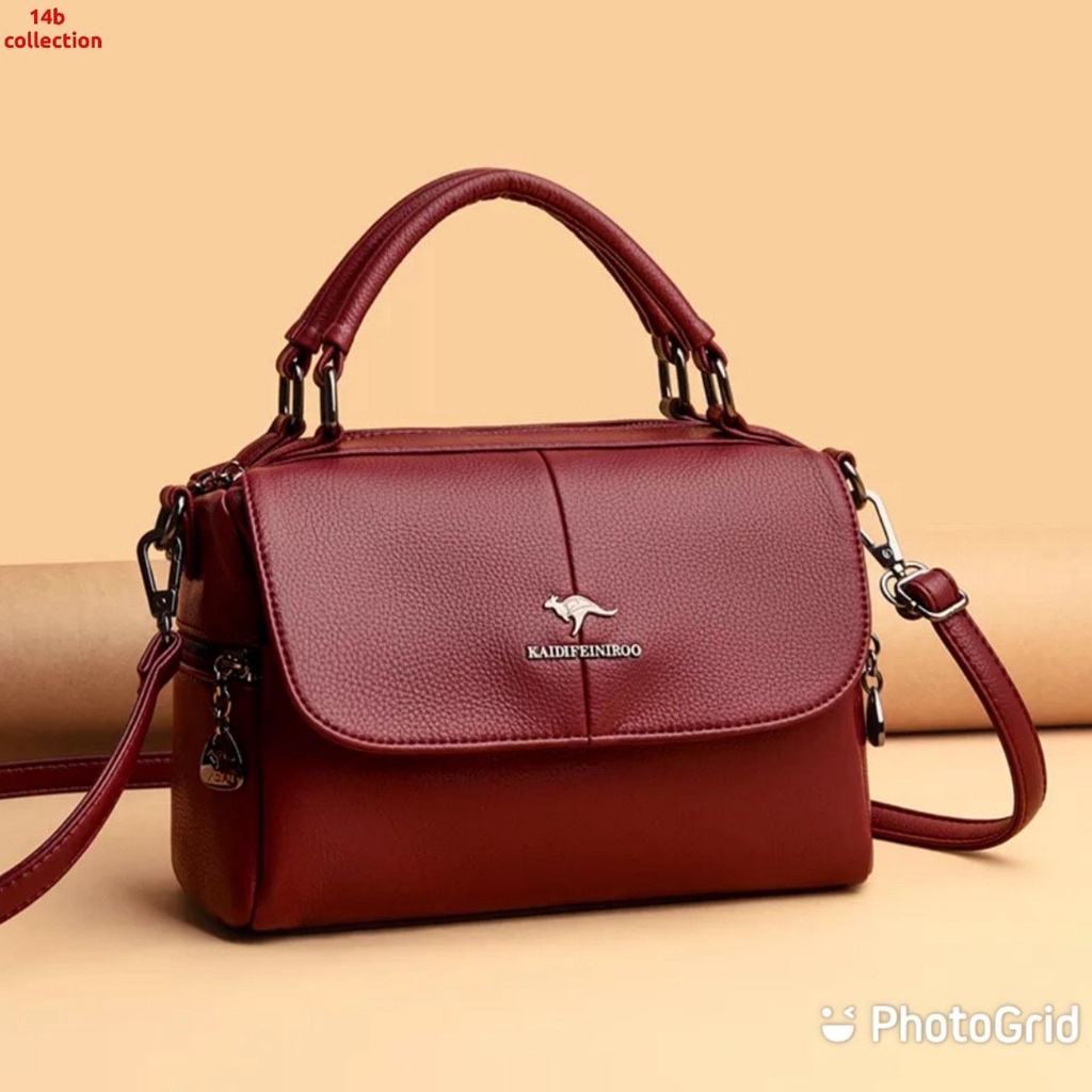 Tas Selempang Fashion Hand Bag SPIDY TABUNG TUTUP KANGURU / Tas Selempang Bentuk Koper murah Terbaru Best Seller