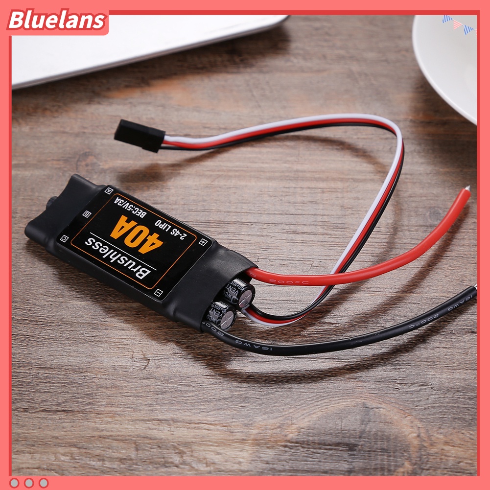40a Brushless ESC Speed Controller Dengan UBEC Untuk RC FPV Quadcopter Pesawat