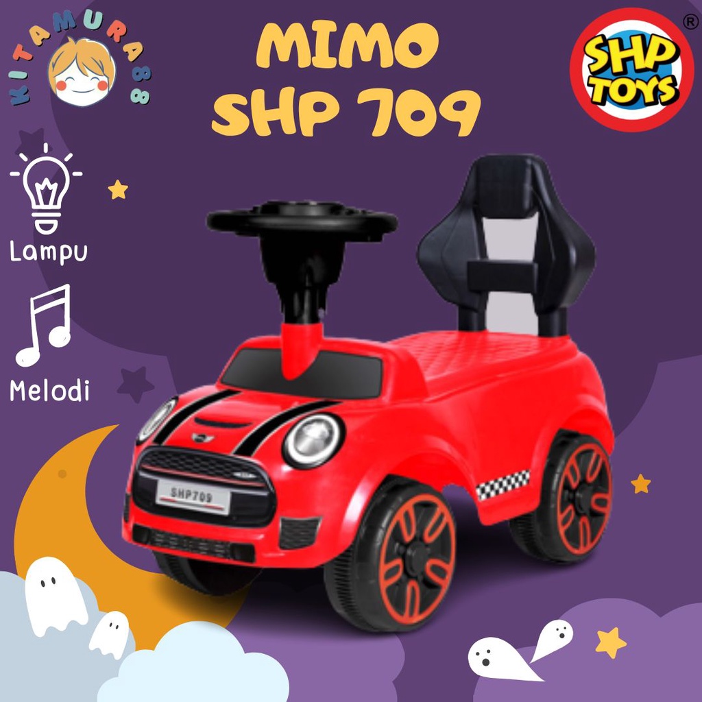 Mainan Mobil Dorong Anak SHP Toys Ride on Car MIMO 709