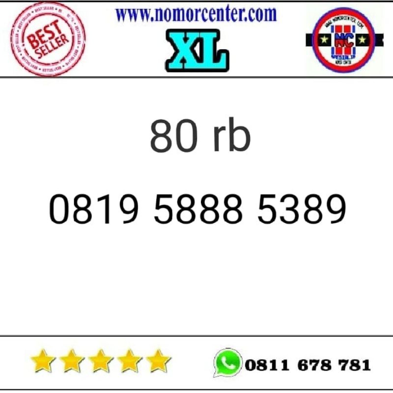 kartu perdana xl 4g triple 888