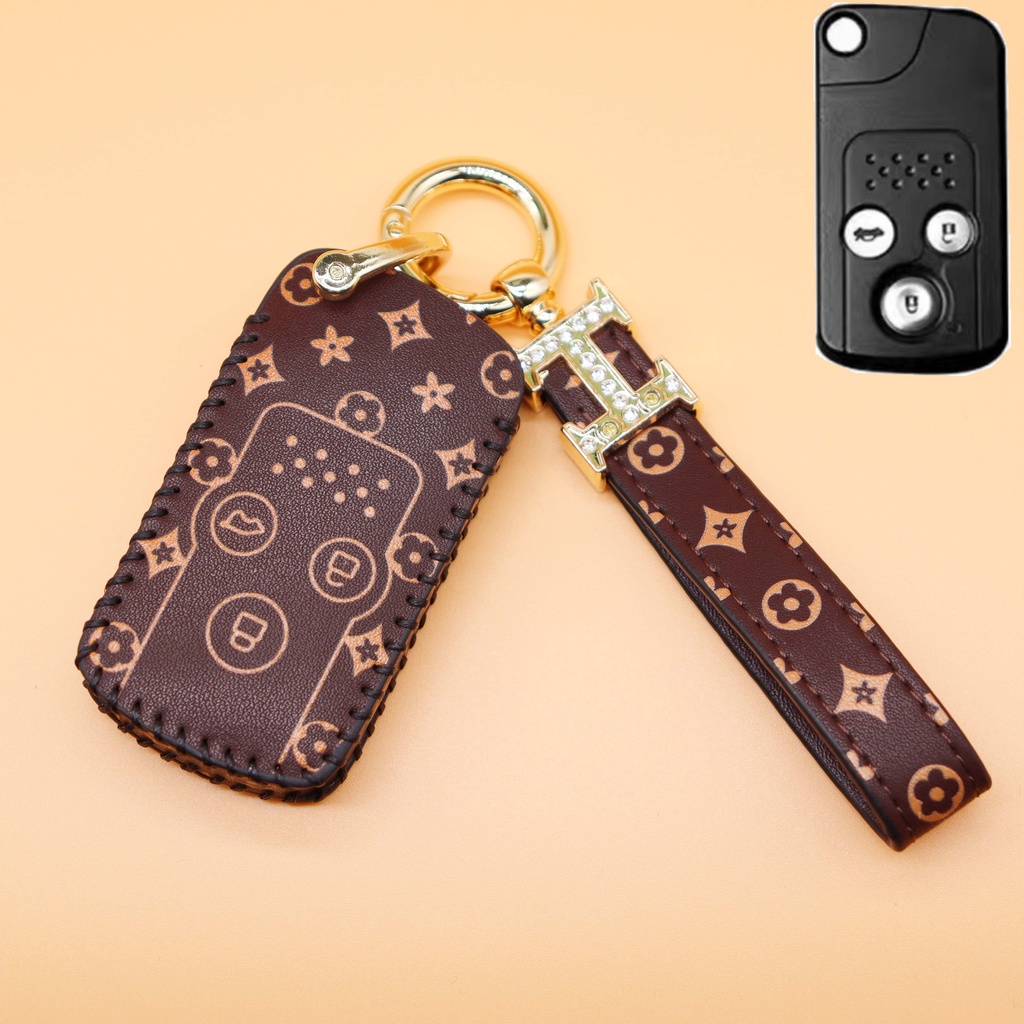 Case Kunci Mobil Bahan Kulit Untuk Honda Civic CRV HRV BRV City / Accord / HRV 2014 to 2020