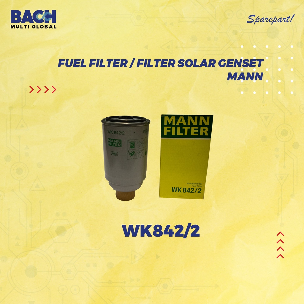 FUEL FILTER /FILTER SOLAR GENSET MANN 842/2