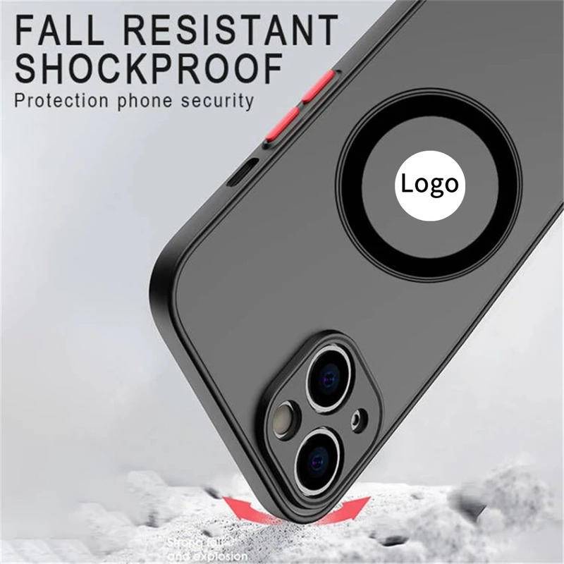 Mag Casing Case Pelindung Cover Belakang Bahan Silikon Untuk iphone 12 11 Pro MAX Plus X XS MAX XR