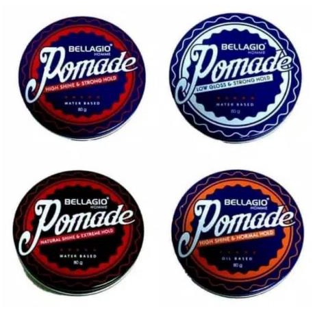 ^ KYRA ^ Bellagio Pomade Homme Water Based Styling Clay Dynamic Hold Belagio Styling Minyak Rambut