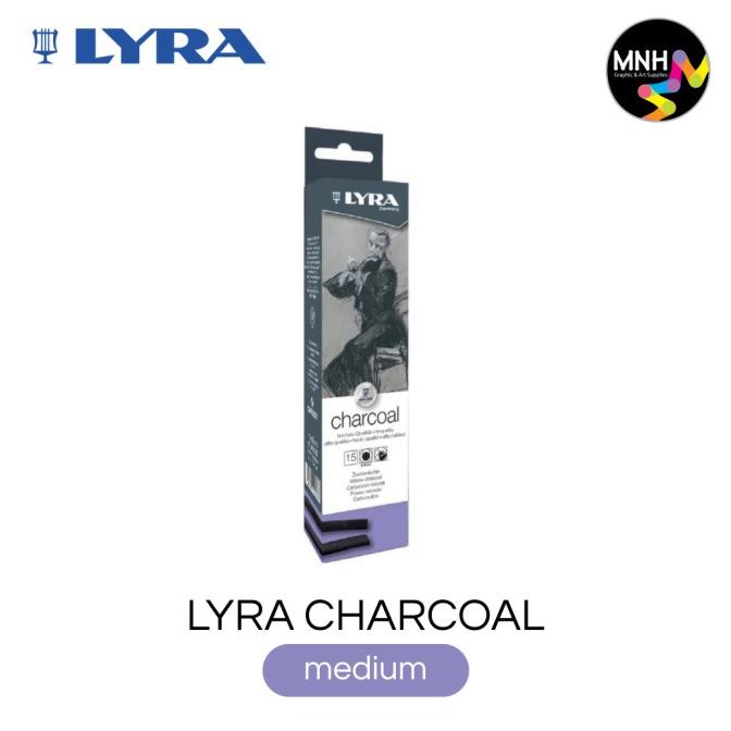 

NEW LYRA CHARCOAL MEDIUM 25PCS CARDBOARD BOX LIMITED EDITION