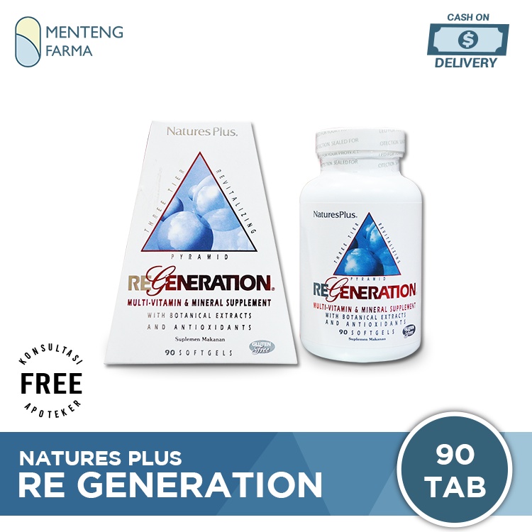 Natures Plus Regeneration Multivitamin Dan Mineral 90 Softgel