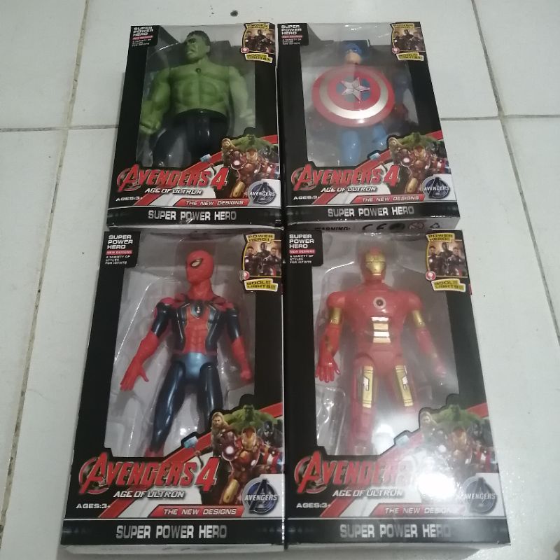MAINAN ROBOT SUPERHERO AVENGERS 4 IN 1