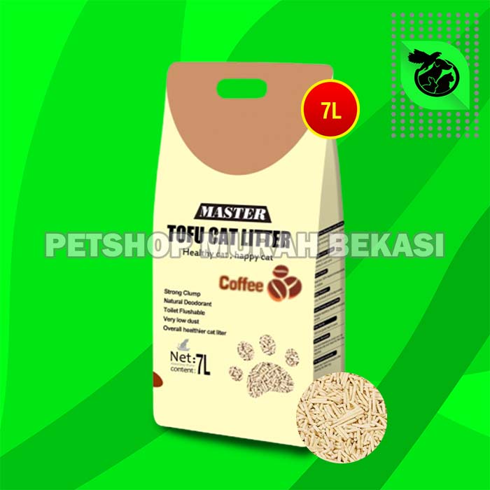 Master Tofu Soya Cat Litter Pasir Gumpal Kucing 7 Litter