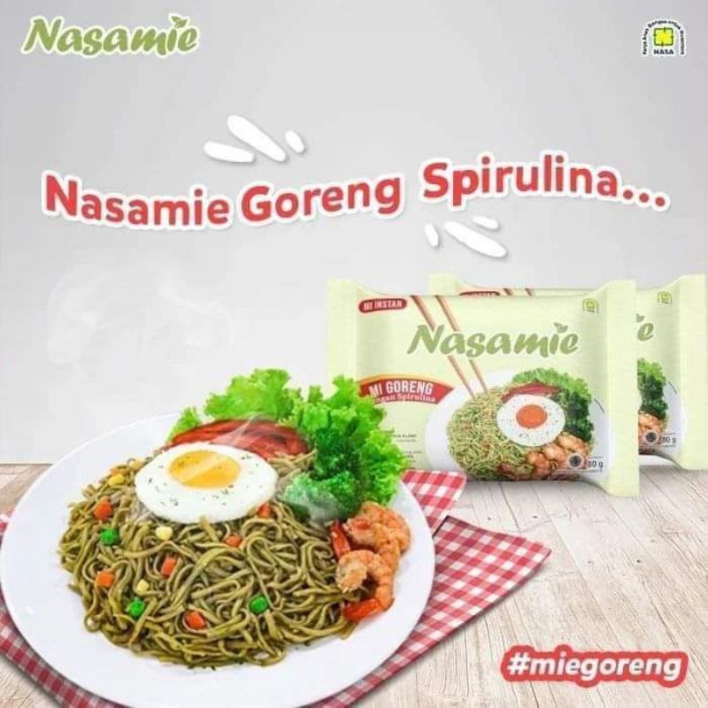 

NASAMIE GORENG SPIRULINA MIE SEHAT KECANTIKAN