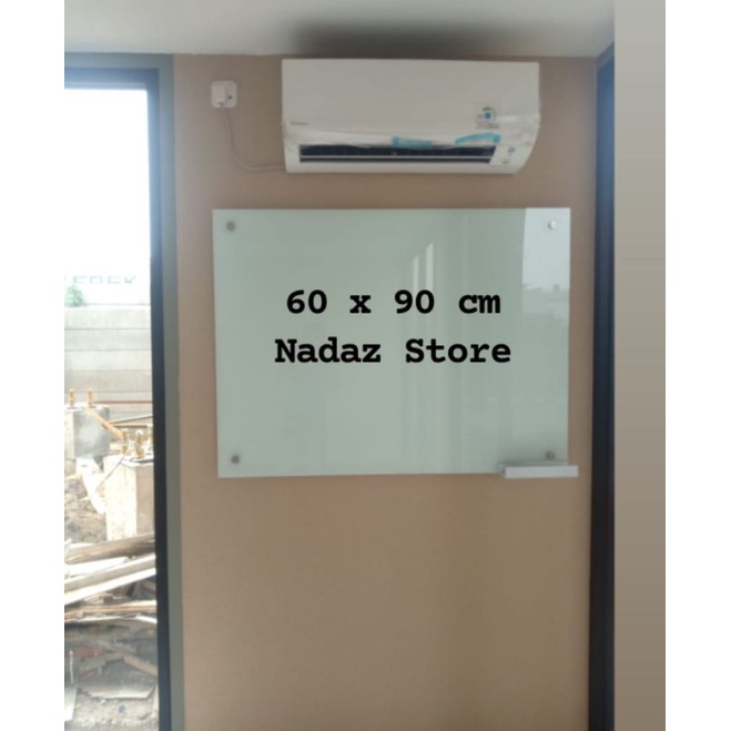 

glassboard 60 x 90 cm / papantuliskaca 60 x 90 cm / papan tulis kaca murah berkualitas/ glassboard murah berkualitas