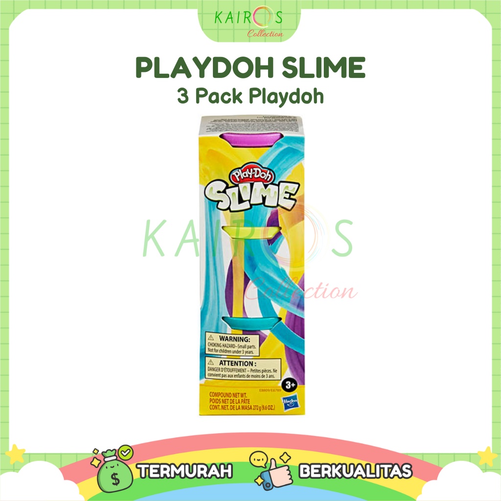 PlayDoh Slime Isi 3 Pack Playdoh