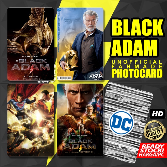 Photocard BLACK ADAM Unofficial Kartu Koleksi Photo Card