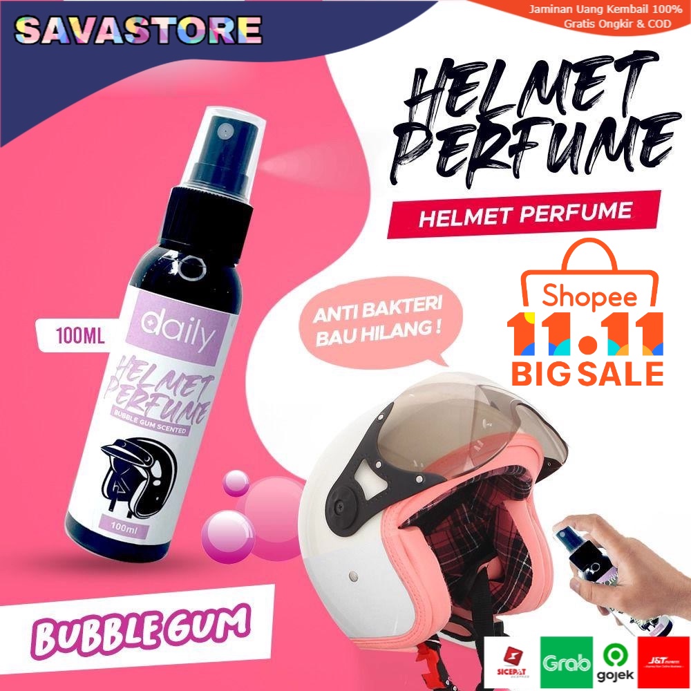 PARFUME HELM DAILY HELMET PERFUME  - ANTI BAU ANTI BAKTERI ANTI APEK DAILY HELMET PERFUME - AMPUH MENGHILANGKAN BAU HELM