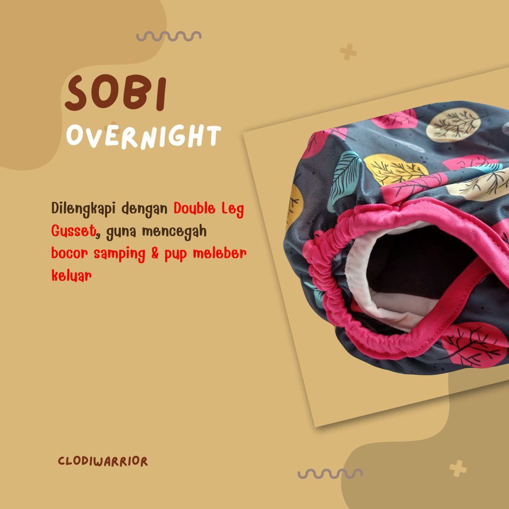 CLODI SOBI OVERNIGHT insert bamboo | clodi untuk malam hari