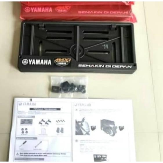 *BestSeller* Cover plat nomor tatakan dudukan plat nomor yamaha original nmax aerox top