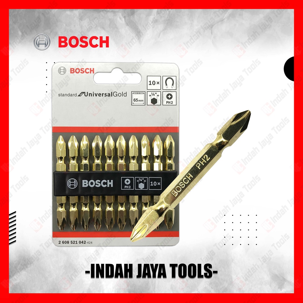 BOSCH Mata Obeng Angin (+) PH2 x 65 MM Gypsum Skrup Magnet Screwdriver