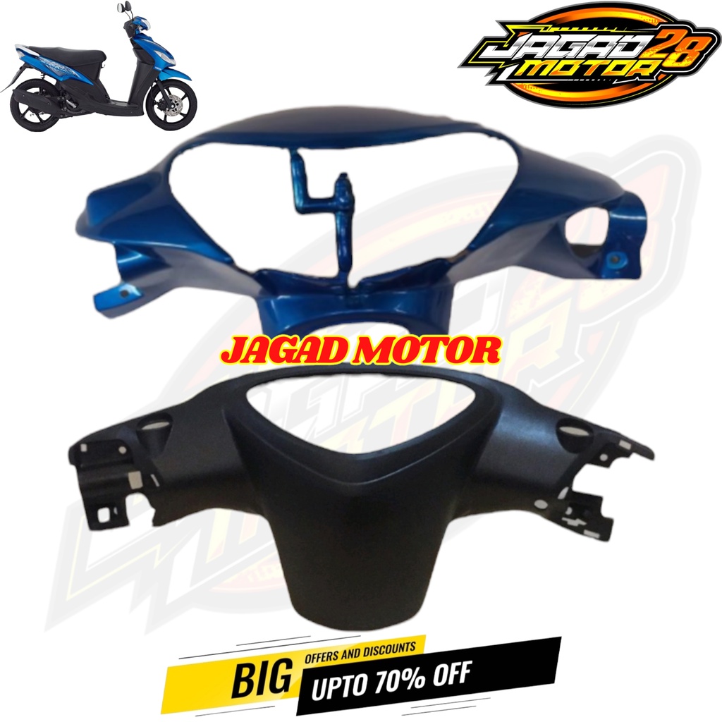 Batok Depan Belakang Yamaha Mio Smile Biru / Kepala Depan Belakang Yamaha Mio Smile Biru / Pala Depan Belakang Yamaha Mio Smile Biru / Batok Kepala Pala Lampu Depan Belakang Yamaha Mio Smile Biru