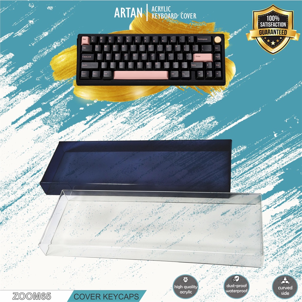 ZOOM65 ACRYLIC KEYCAPS COVER PELINDUNG CAPS KEYBOARD MECHANICAL